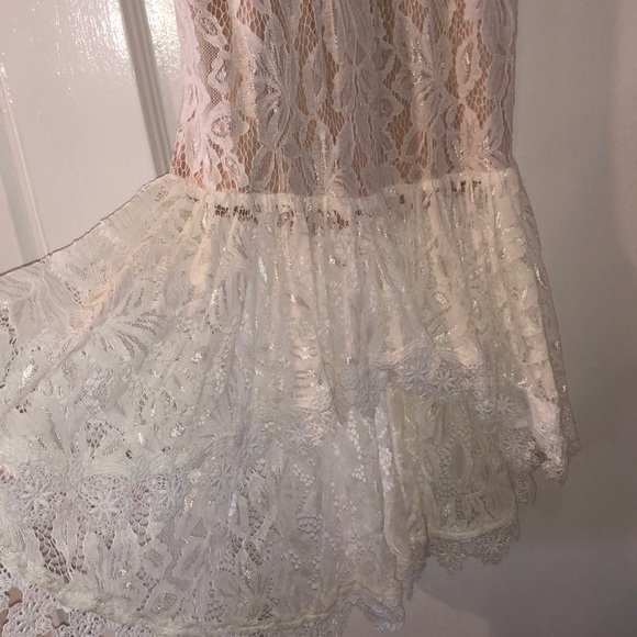 Here Comes the Sun White Lace Dress - Picture 2 of 4